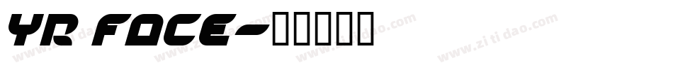 YR FACE字体转换